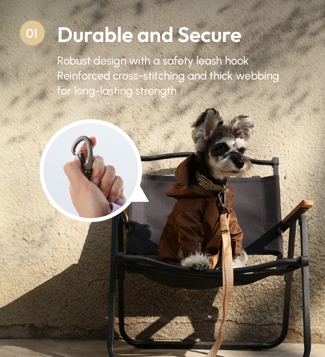 PADDED ACTIVE PET LEASH - APRICOT